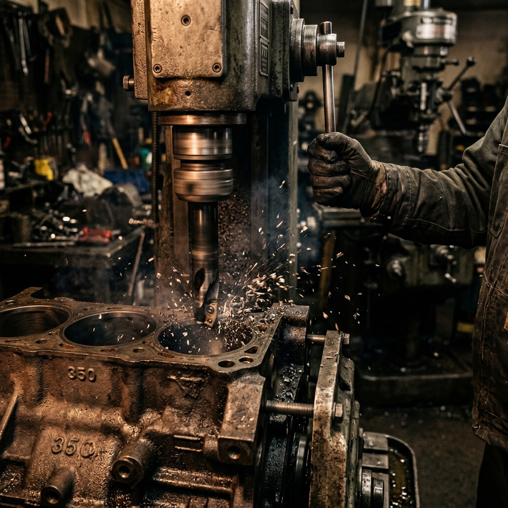 The Effects of Overboring an Engine Block: Displacement Gains, Wall Thickness Limits, and Decision Framework
