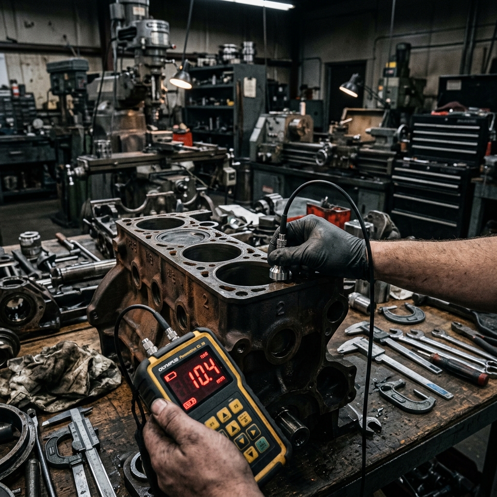 Sonic Checking Engine Blocks: The Complete Guide to Ultrasonic Wall Thickness Testing